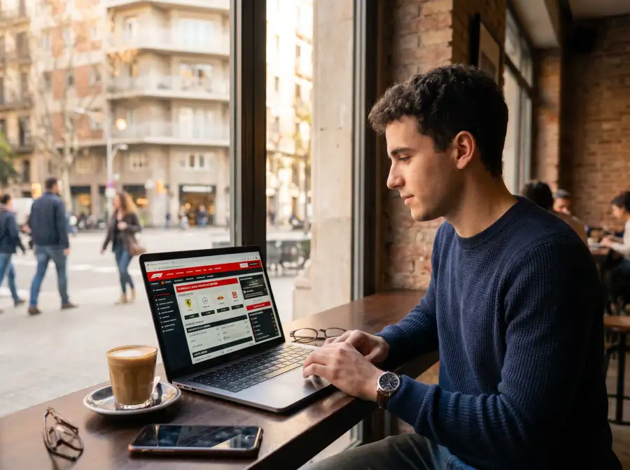 Mercado de apuestas deportivas online en España con operadores con licencia DGOJ para Fórmula 1